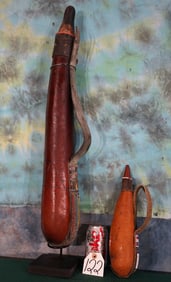 Two Different Types of African Bushmen Water Bottles