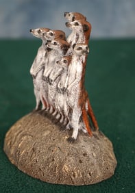 Brand New Meerkat Family Statue Decoration