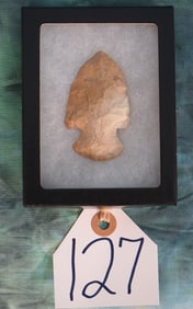 Authentic Early Archaic Dovetail Spear Point Arrowhead Artifact