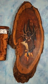 (2) Very Attractive Elk Decorations for the Wall