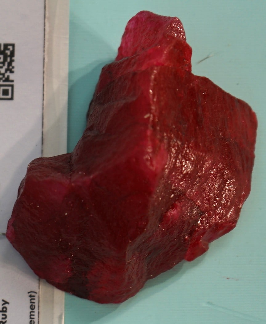 Rough Uncut 823.00Ct. Natural Ruby with Gemstone Identification Report (1 of 4)