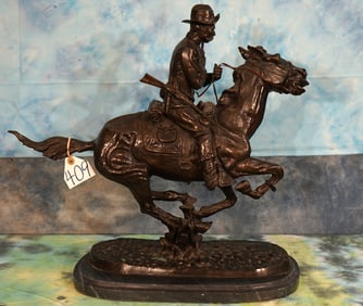 Western Bronze "Trooper of the Plains" by Frederick Remington