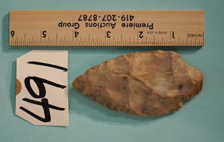 Large Authentic Archaic Spear Point Artifact Arrowhead