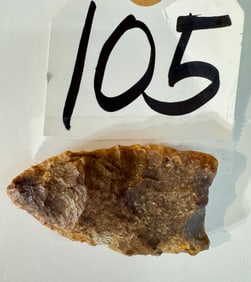 Authentic Unfluted Paleo Clovis Point Artifact Arrowhead