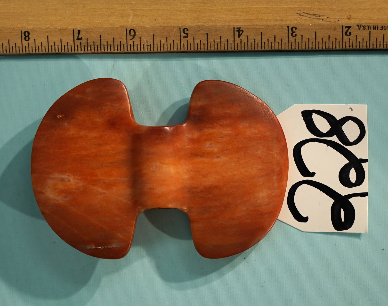 Beautiful Partially Translucent Ferruginous Red Quartz Authentic Butterfly Shape Bannerstone Relic (1 of 4)