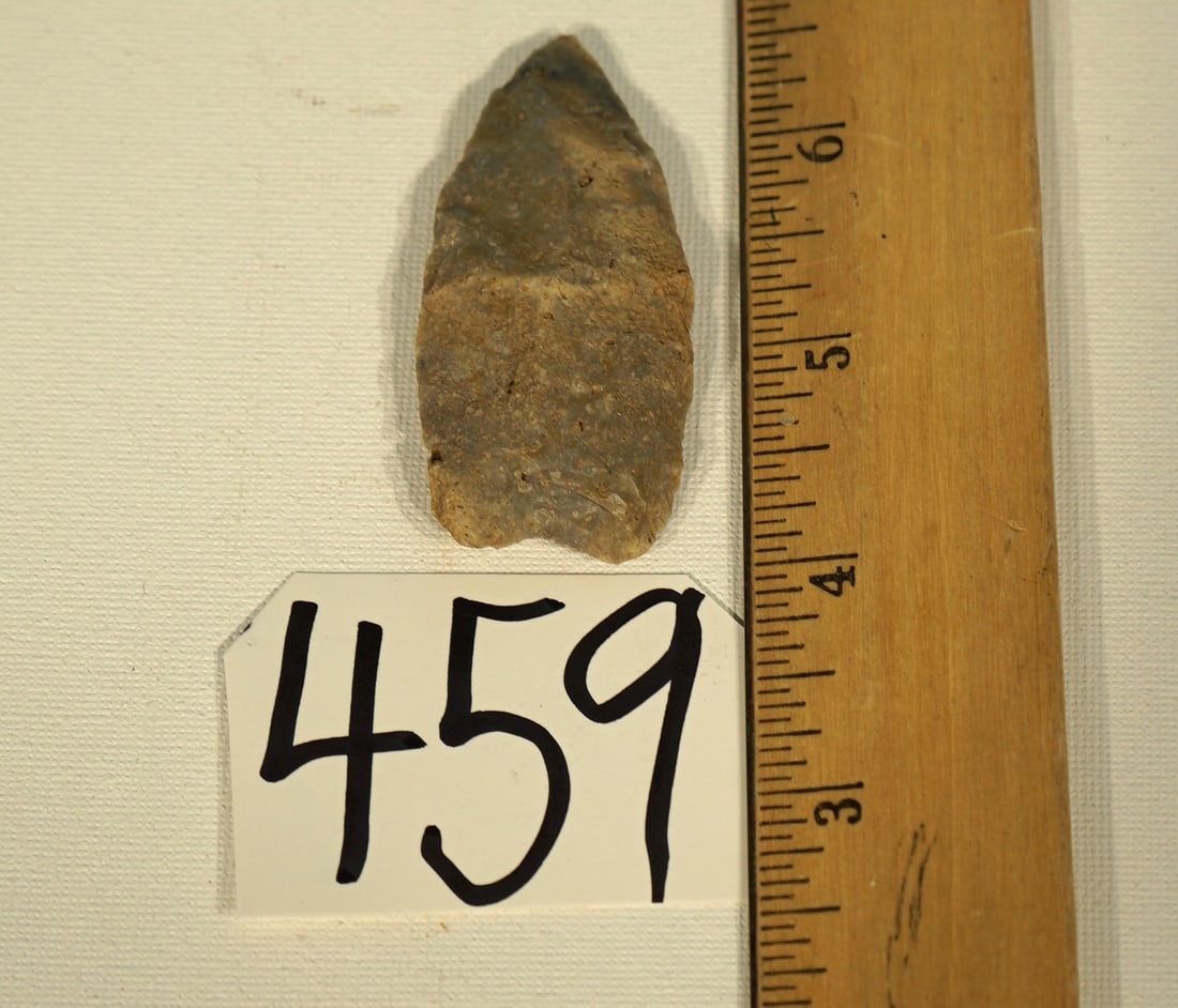 Authentic Unfluted Clovis Point Rare Paleo Period Artifact Arrowhead (1 of 4)