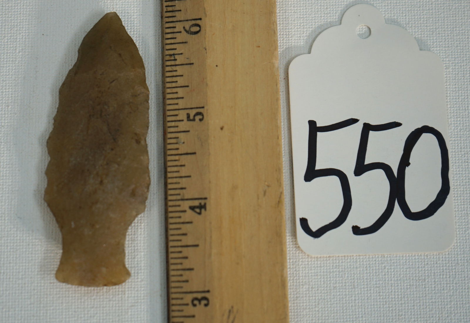 Authentic Archaic Table Rock Spear Point Artifact Arrowhead (1 of 3)