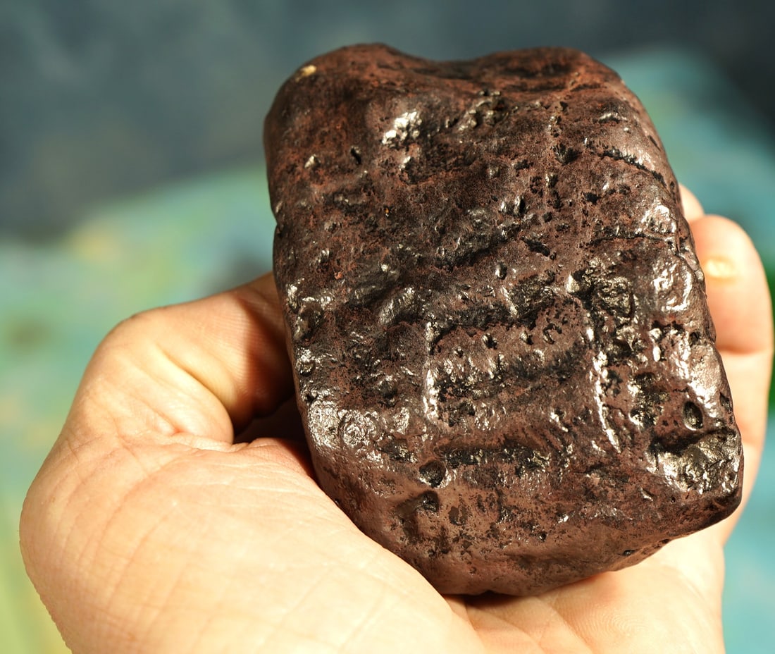 Authentic 5 Lbs. Nantan Iron Meteorite Fossil (1 of 3)