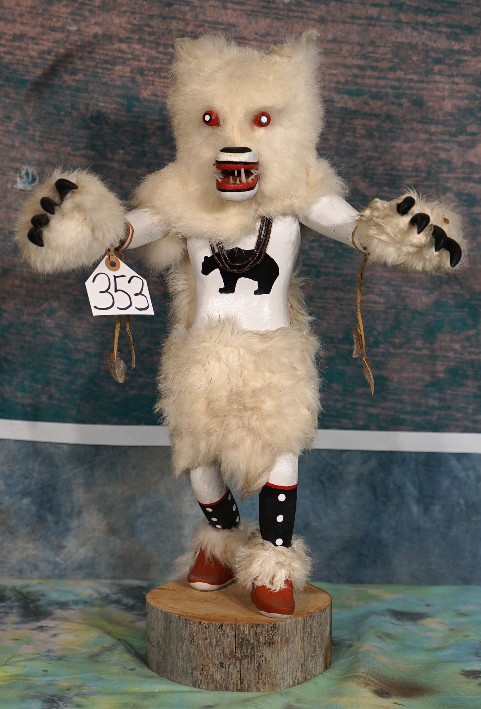 Alaskan Kachina Doll Eskimo Statue Handmade (1 of 2)