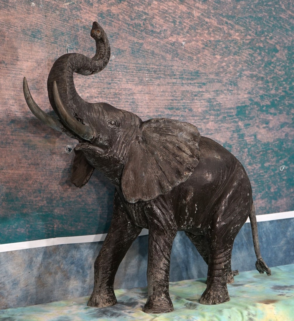 African Elephant Bronze - 2