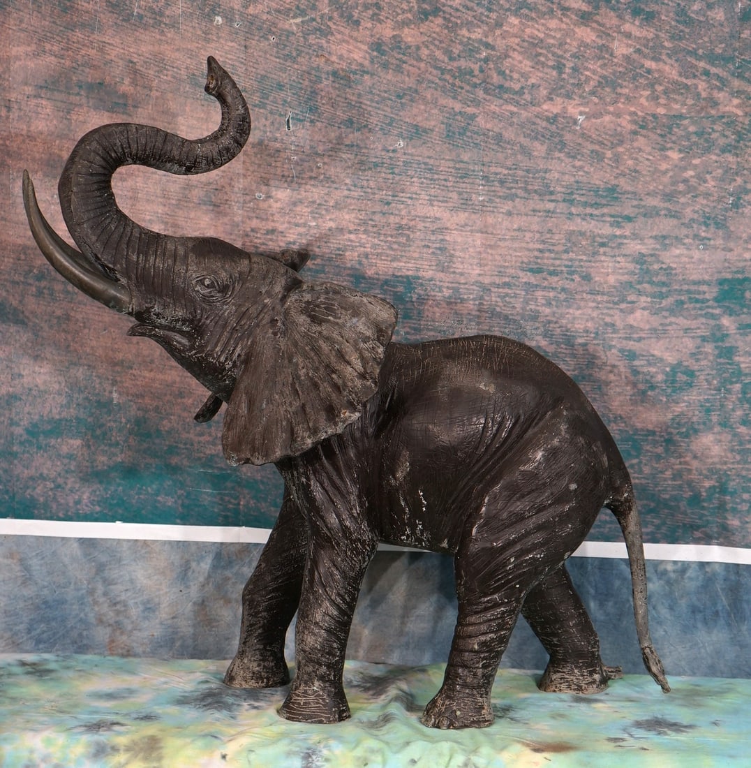 African Elephant Bronze - 4