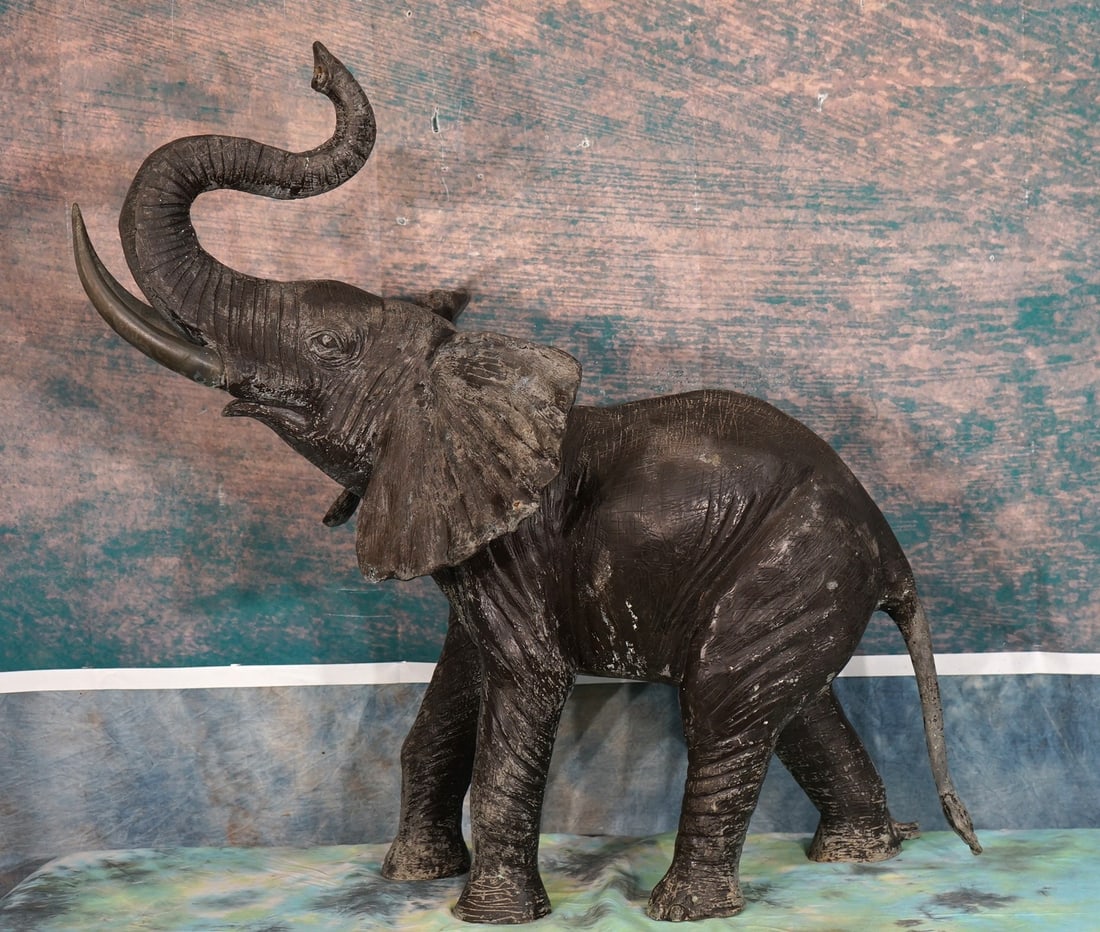 African Elephant Bronze - 5