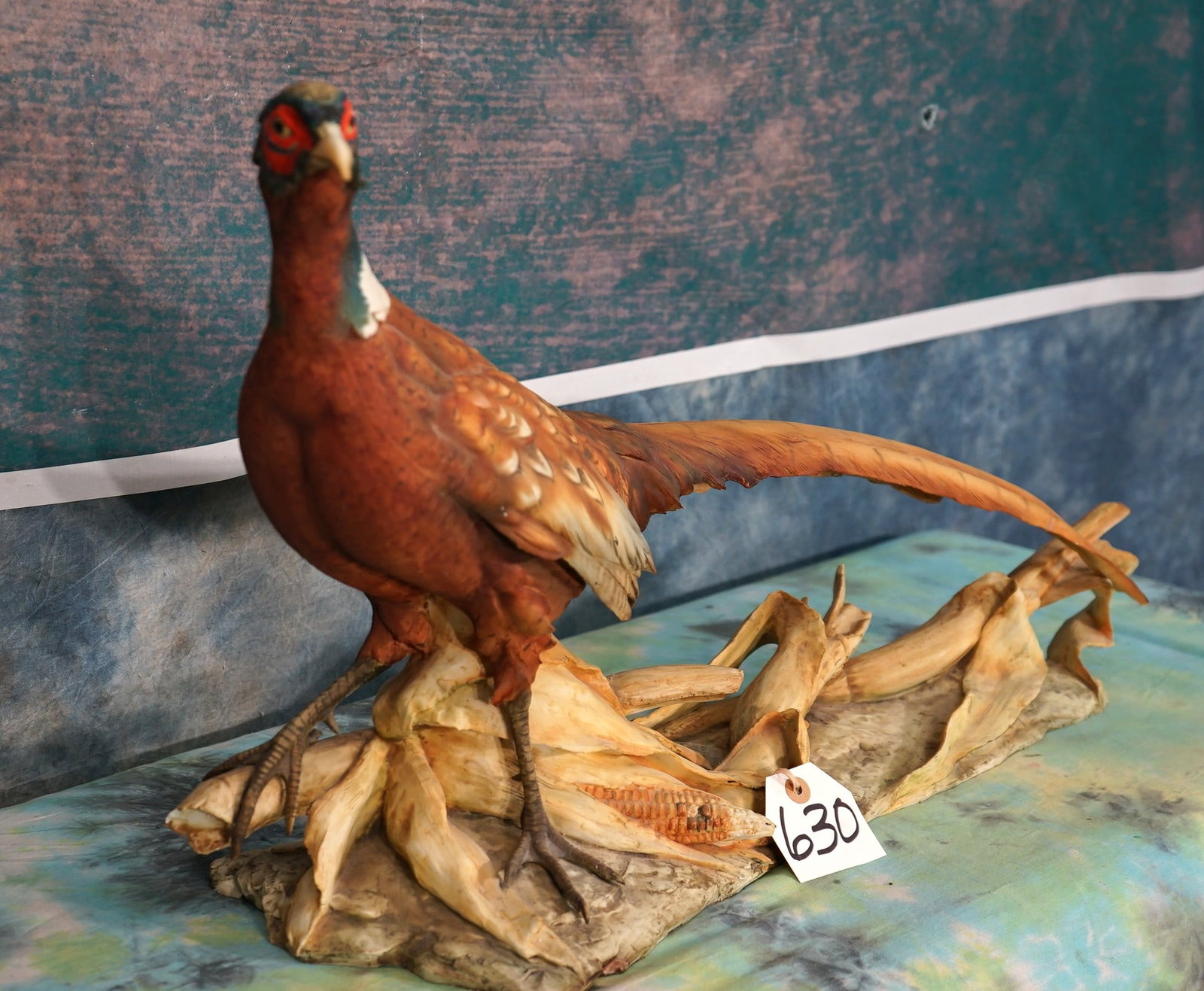 Beautiful Ceramic Ringneck Pheasant Table Decor - 2
