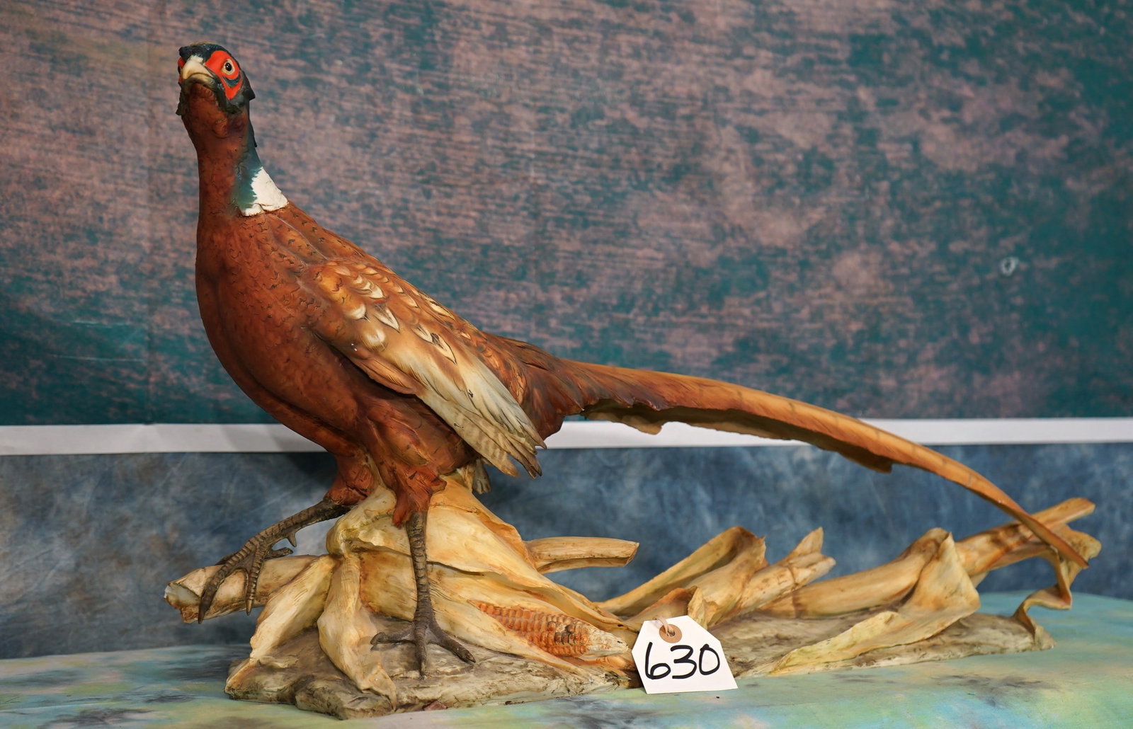 Beautiful Ceramic Ringneck Pheasant Table Decor - 3
