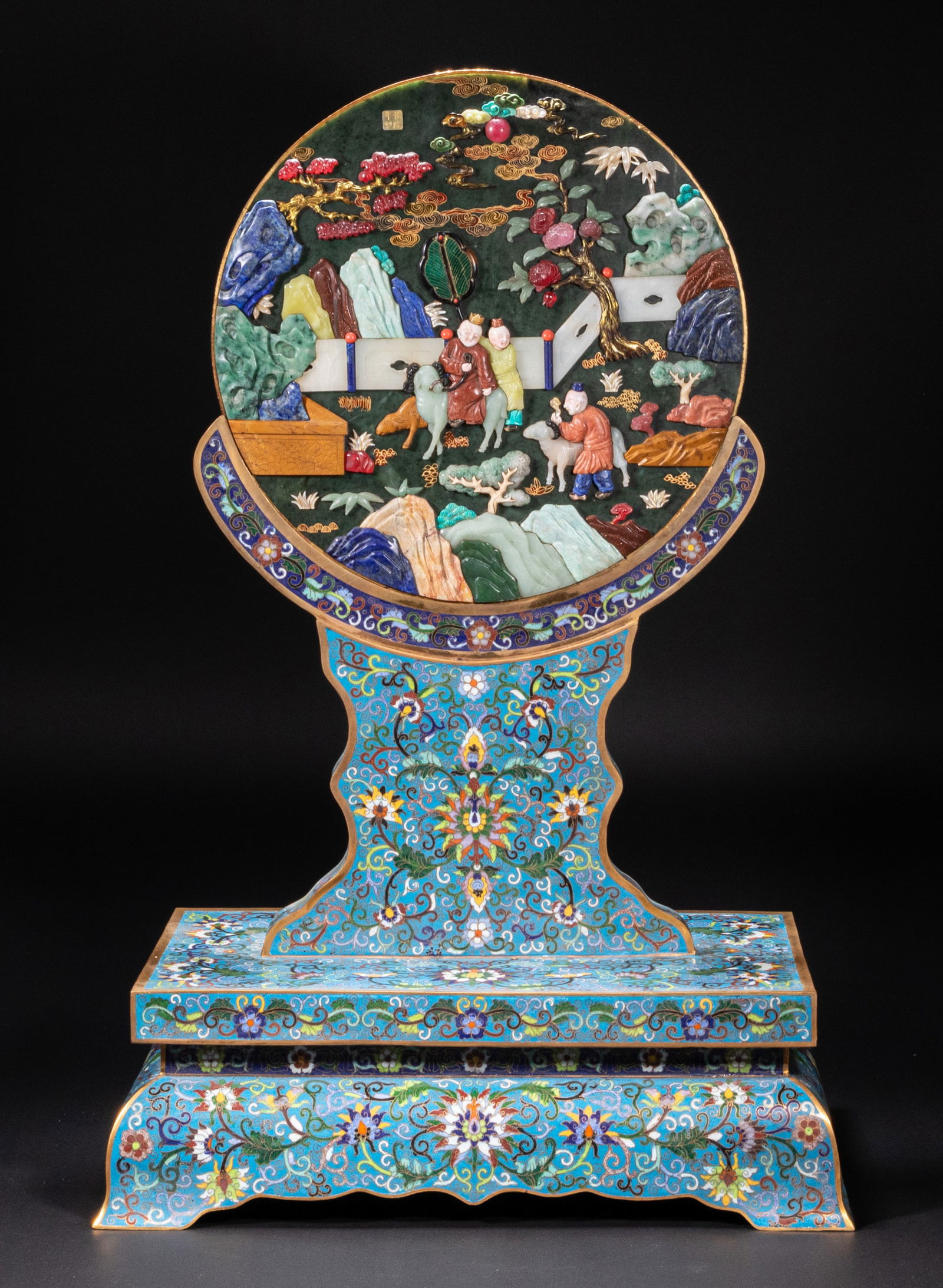 Cloisonne Dorpo insert screen of Qing Dynasty (1 of 20)