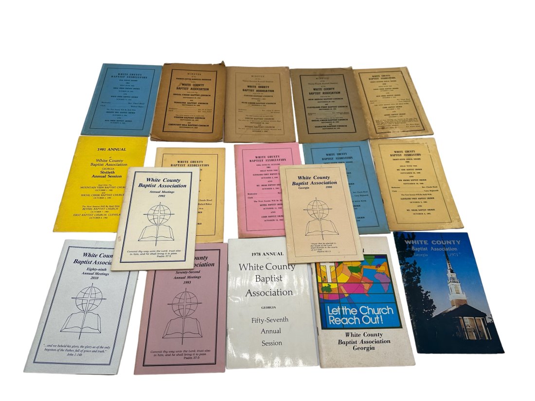 Cleveland GA White County Baptist Association Booklets (1 of 1)