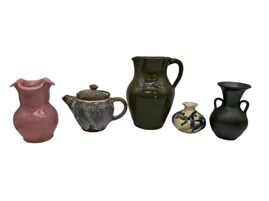 Lot of 5 Pieces Unknown Pottery (1 of 1)