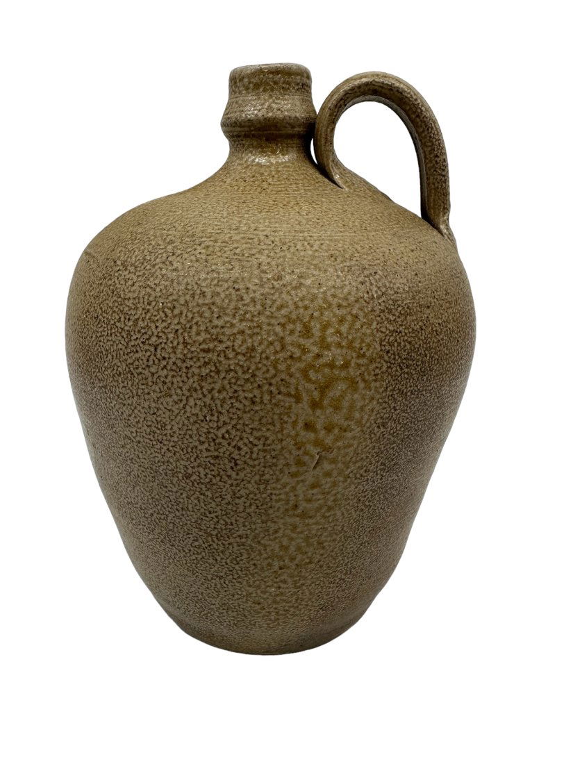 Unsigned Pottery Whiskey Jug (1 of 2)