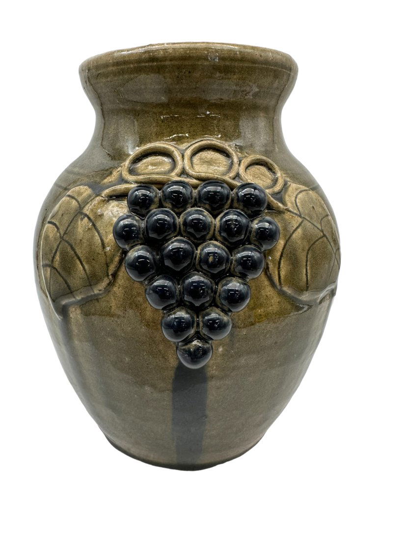 John Meaders Double Sided Grape Decorated Pitcher (1 of 5)