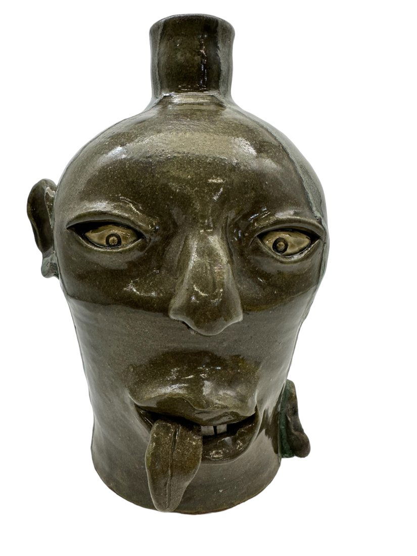 David Meaders Long Tongue One Ear Face Jug (1 of 5)