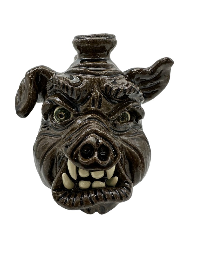 Dwayne Crocker 2020 Mean Dog Face Jug (1 of 5)