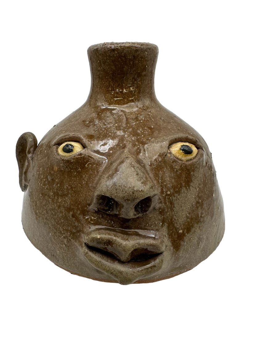 David Meaders One Eared Buggy Face Jug (1 of 5)
