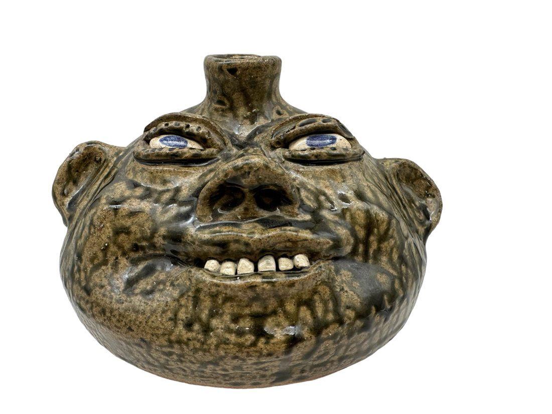 Large Cleater & Bille Meaders Buggy Face Jug 1991 (1 of 3)