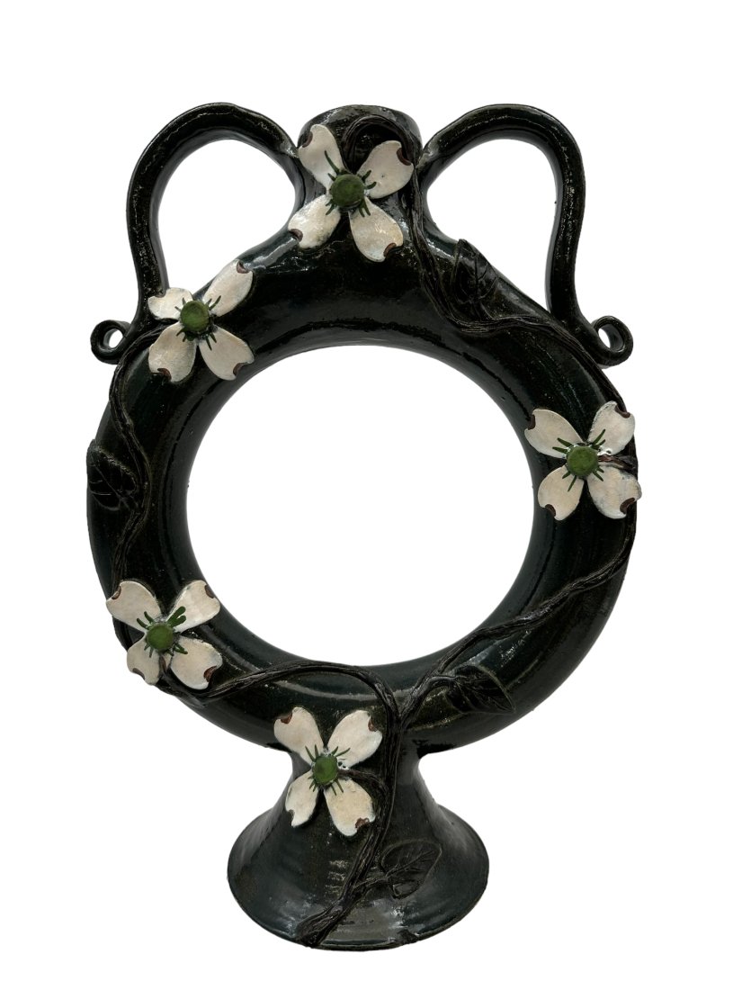 1998 Lin Craven Folk Art Ring Jug (1 of 3)