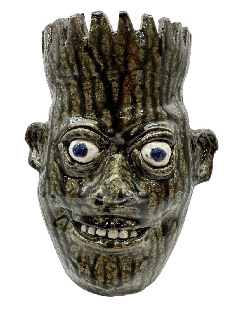 Cleater & Biller Meaders Crowned Face Jug (1 of 5)