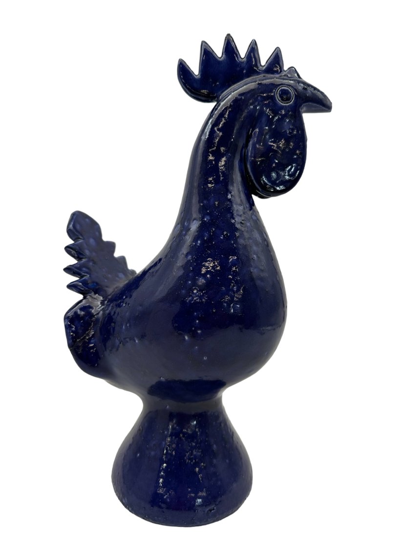 Edwin Nub Meaders Blue Rooster 2010 Signed (1 of 5)