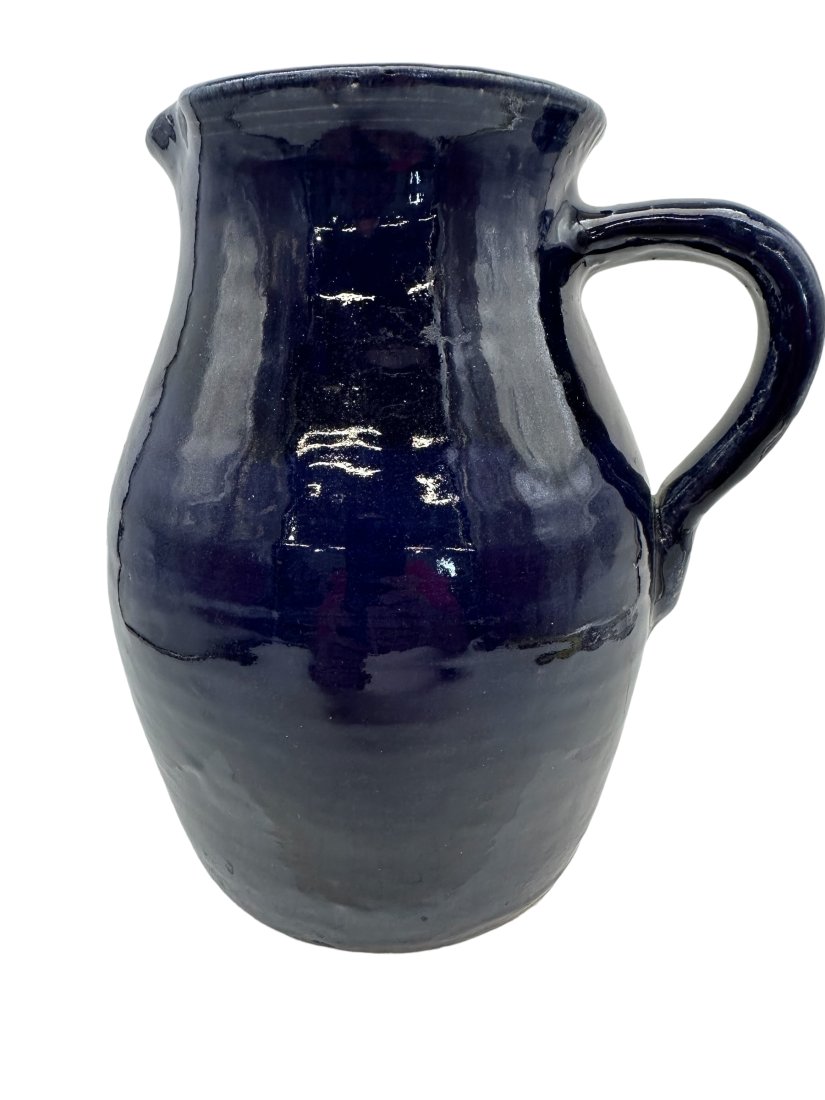 Edwin NUB Meaders Folk Art Pottery Pitcher 1992 (1 of 3)