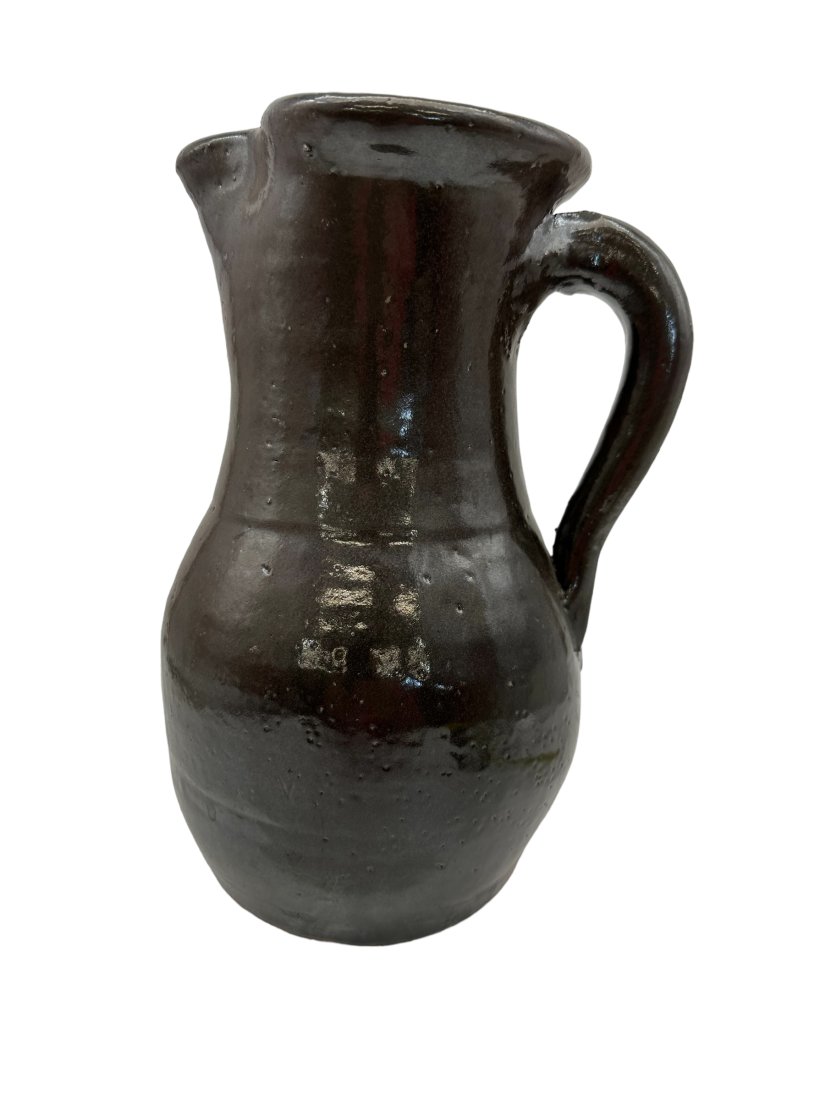 Tall Pottery Pitcher ~ Artist Unknown (1 of 4)