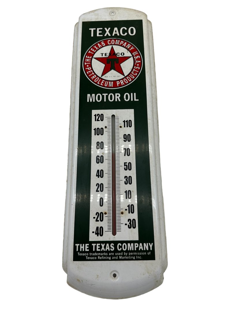 Texaco Metal Thermometer Reproduction (1 of 2)