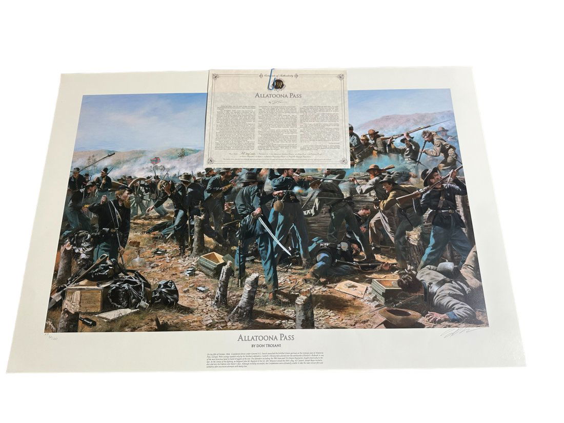 Don Troiani Signed & Numbered Civil War Artist Proof ALLATOONA PASS (1 of 5)