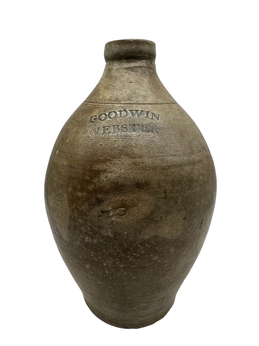 Antique Goodwin Webster Stoneware Jug (1 of 5)