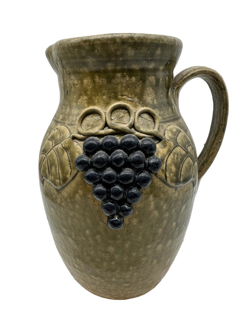 John Meaders Double Sided Grape Decorated Pitcher (1 of 5)