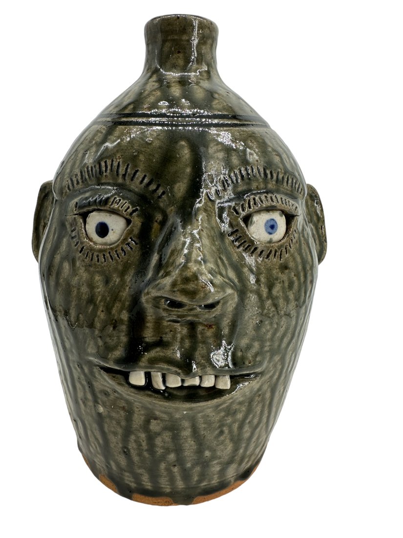 A.G. Meaders Folk Pottery Face Jug (1 of 5)