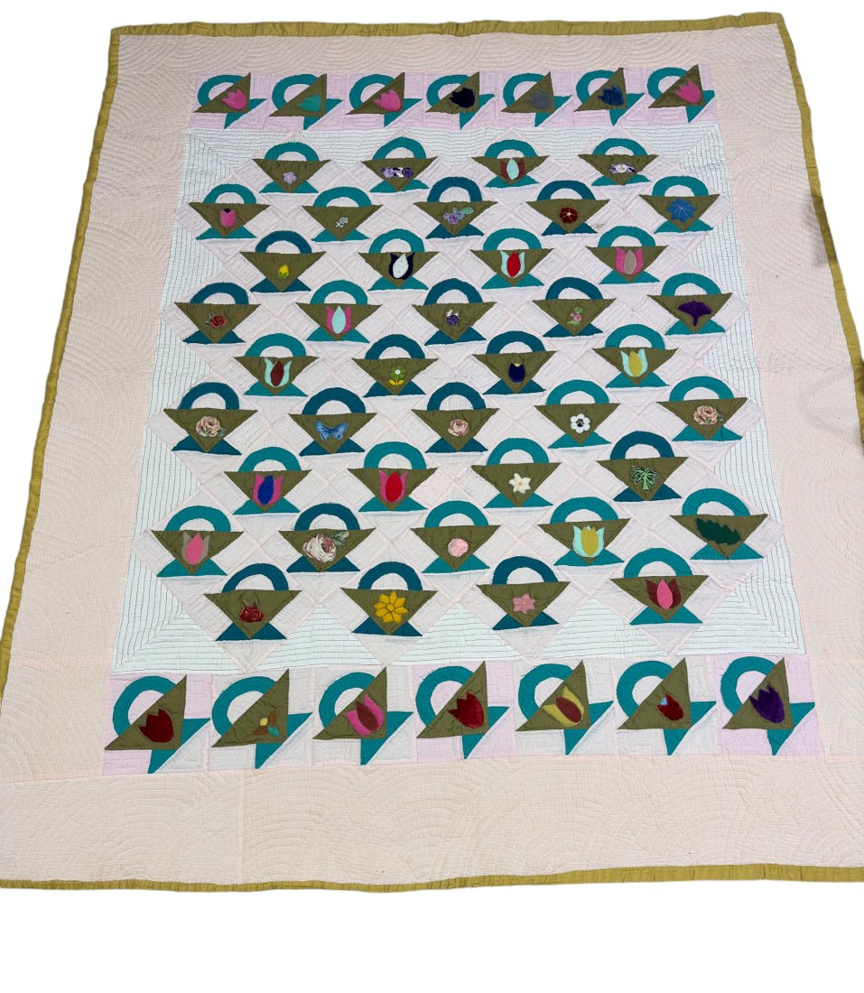 Awesome Hand Made Quilt 93" x 78": Great condition. Measures 93 x 78 inches.