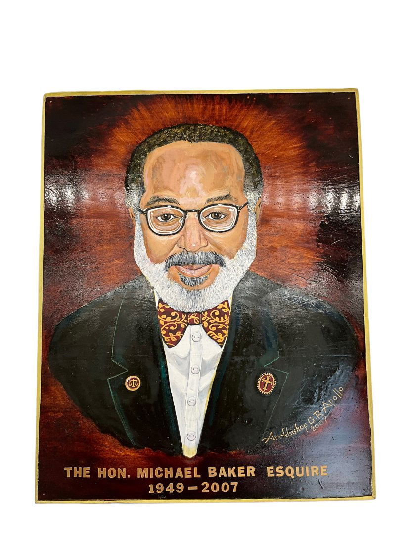 Archbishop Apollo 2007 Painting Hon. Michael Baker Esquire (1 of 4)