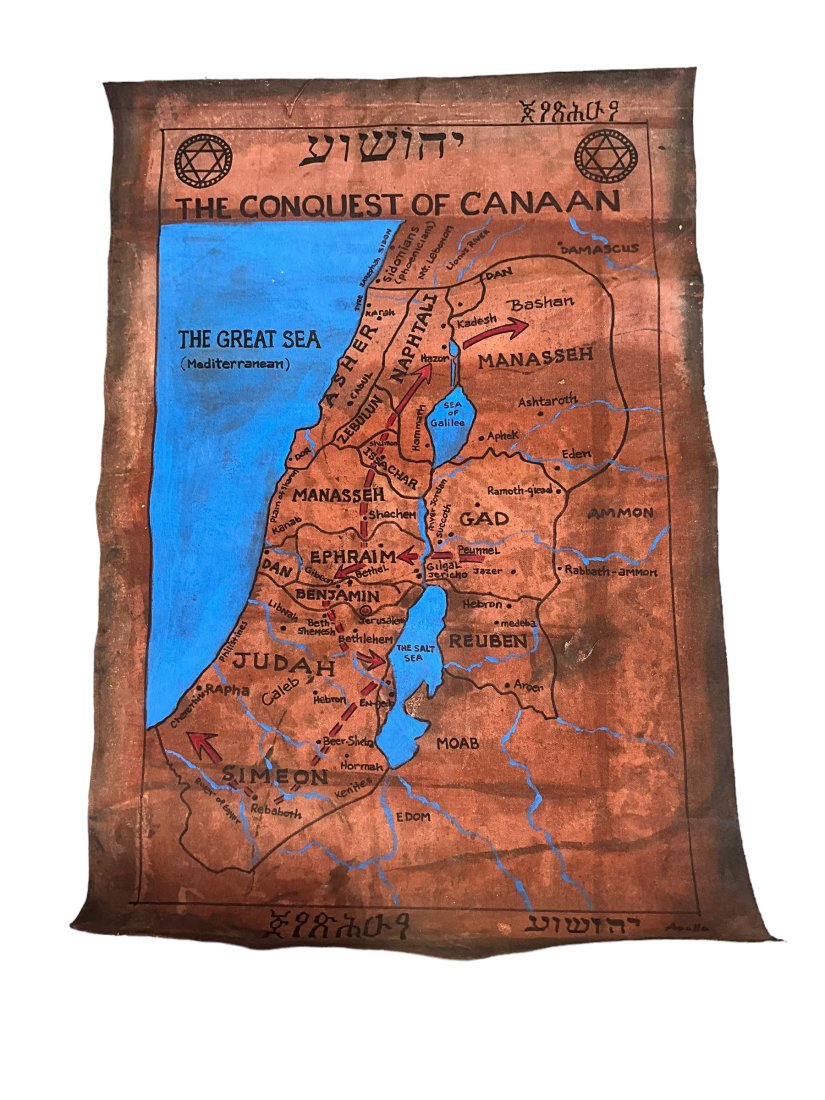 Archbishop Apollo Map THE CONQUEST OF CANAAN On Material (1 of 2)