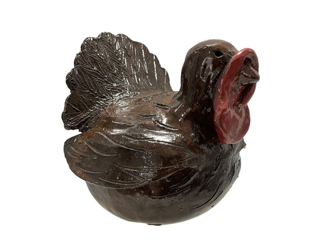 Jessie Meaders 2002 Folk Art Pottery Turkey (1 of 4)