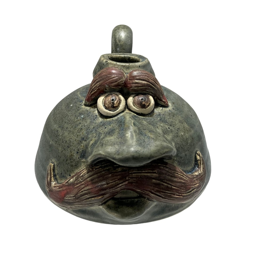 Lin Craven 2006 Mustache Man #13: Mint condition. 4.5 inches across base.