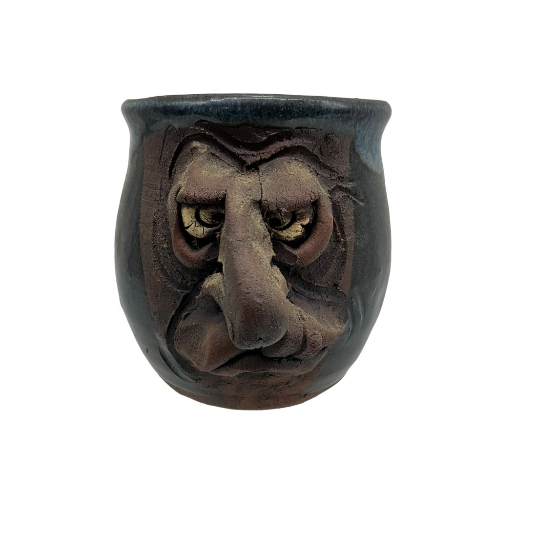 Horseleg Creek Pottery Rome Ga Crazy Face Mug Cup (1 of 4)