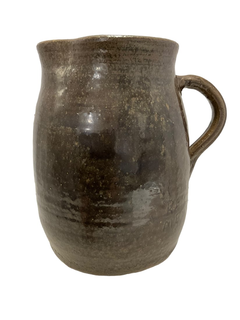 Reggie Meaders Pottery Pitcher + Business Card (1 of 5)