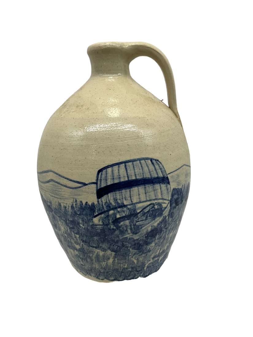 Michael & Melvin Crocker Pottery Jug (1 of 3)