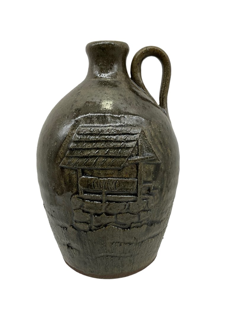 Michael & Melvin Crocker Pottery Jug 1991 (1 of 3)