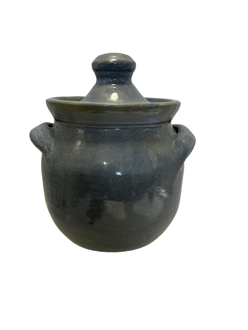 Cleater Meaders Lidded Bean Pot 1988 (1 of 6)