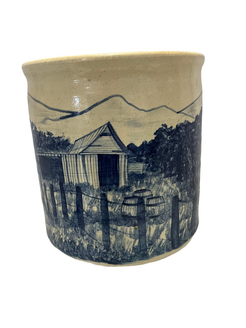 Michael & Melvin Crocker Pottery Crock (1 of 4)