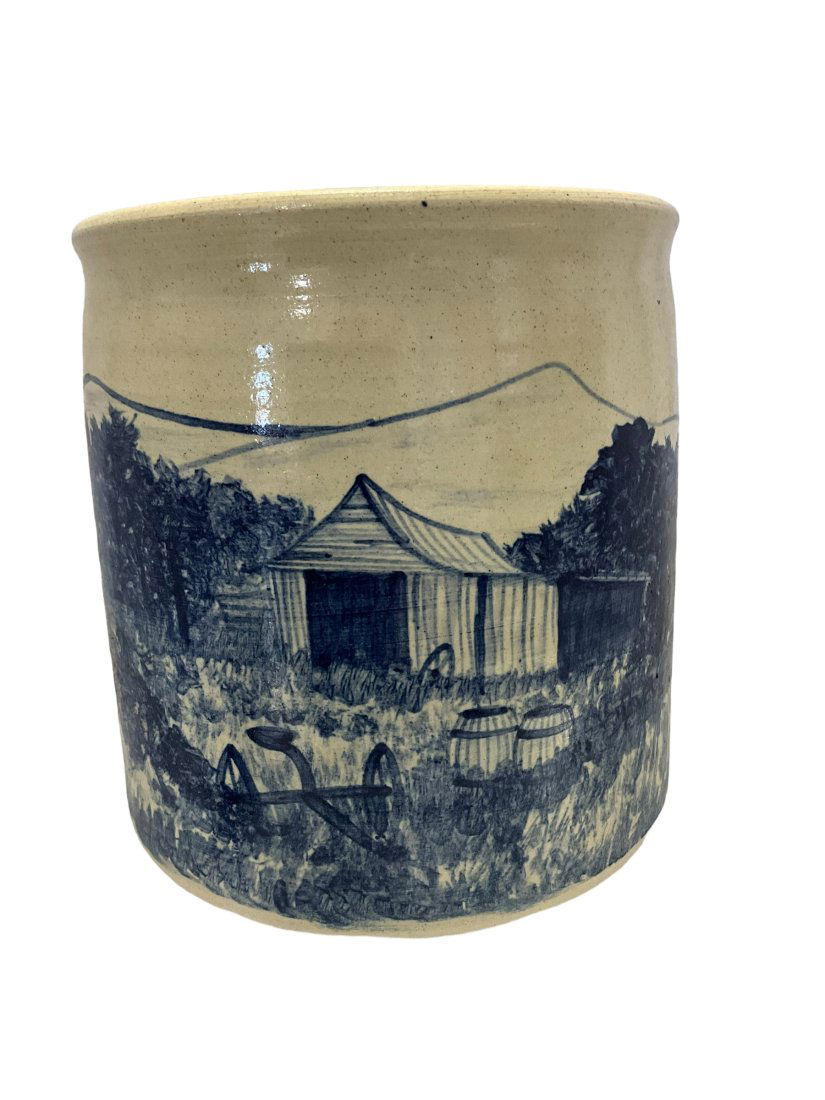 Michael & Melvin Crocker Pottery Crock (1 of 4)