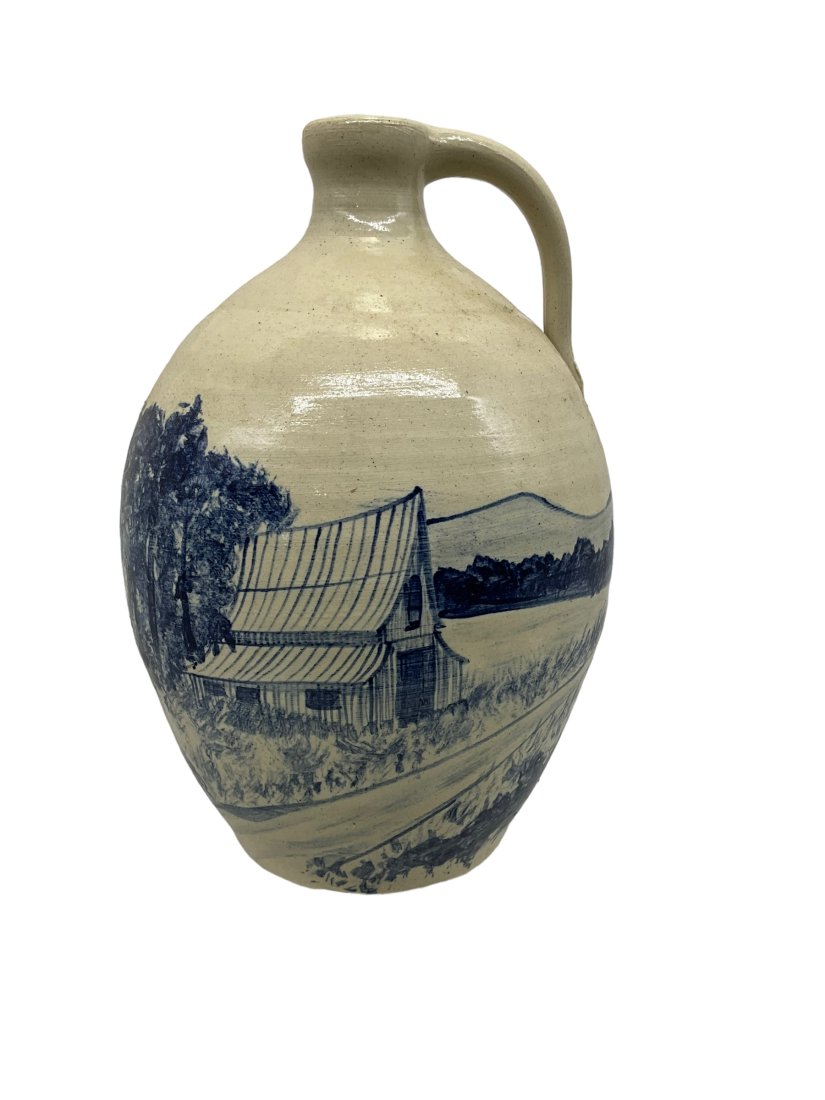 Michael & Melvin Crocker Pottery Jug (1 of 3)